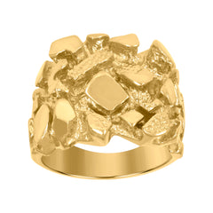 10kt Two-tone Gold Mens Cubic-Zirconia World Map Globe Fashion Ring