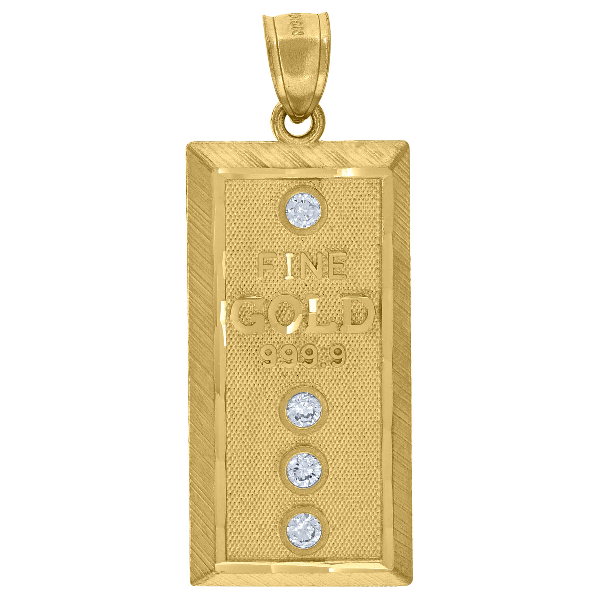 10kt Two-Tone Gold Unisex Polish Finish Crucifix Anchor Religious Charm Pendant