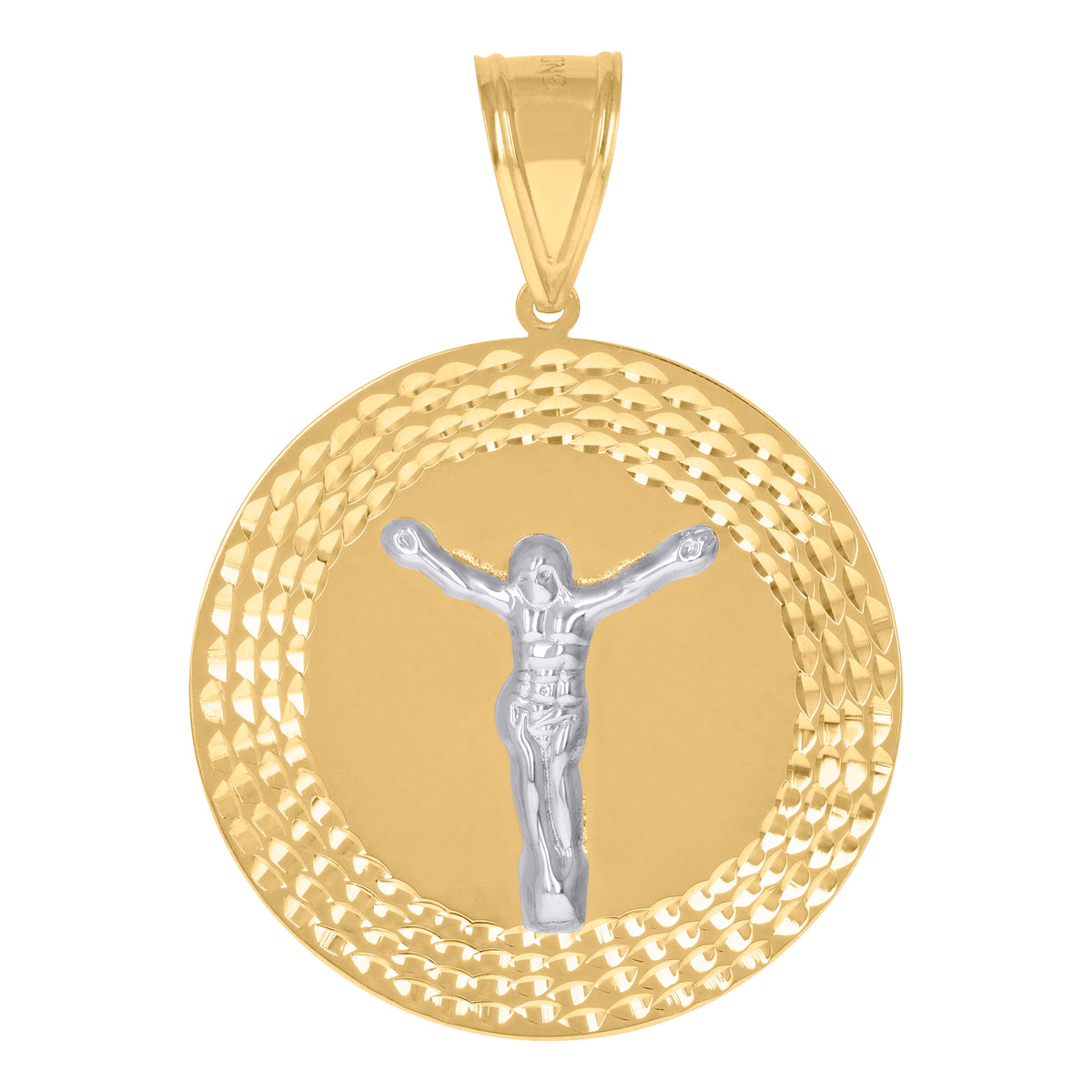 10kt Yellow Gold Mens Fashion Marijuana Leaf Charm Pendant