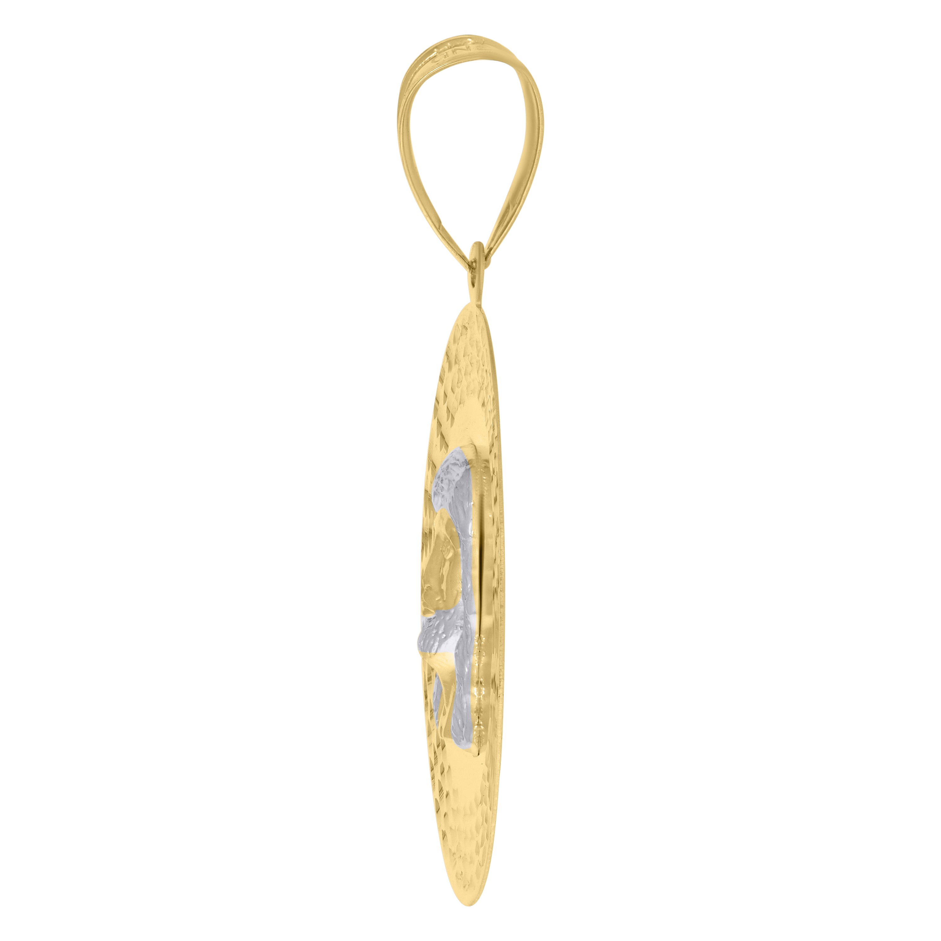 10kt Yellow Gold Mens Fashion Marijuana Leaf Stud Earrings