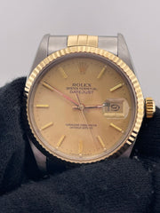 Rolex Datejust Champagne Stick Dial on Jubilee Ref. 16013 1987