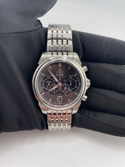 Omega De Ville Co-Axial Grey Dial on Stainless Steel Bracelet Ref. 422.10.41.52.06.001 Complete Open Date