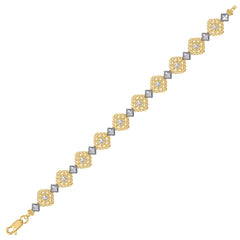 10kt Yellow Gold Mens Blue Cubic-Zirconia Boy Birthstone Baby Charm Pendant