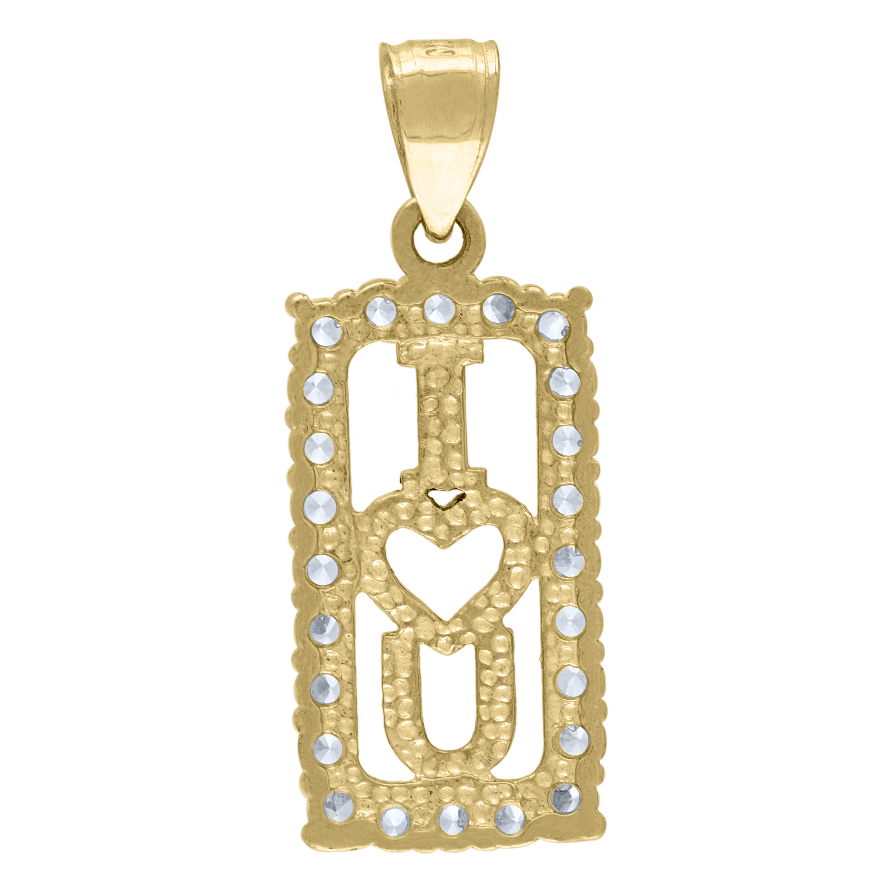 10kt Two-tone Gold Womens Cubic-Zirconia Fashion Link Bracelet Size 8 Inches