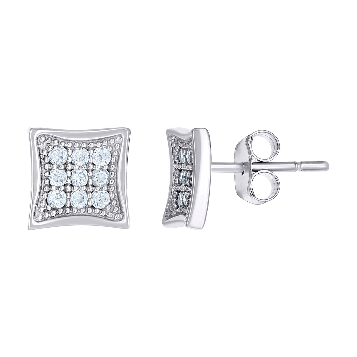 10kt Yellow Gold Mens Cubic-Zirconia Number100 Fashion Charm Pendant