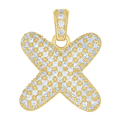 10kt Two-Tone Gold Mens Religious Guadalupe Charm Pendant