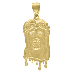 10kt Two-tone Gold Mens St. Jude Religious Charm Pendant