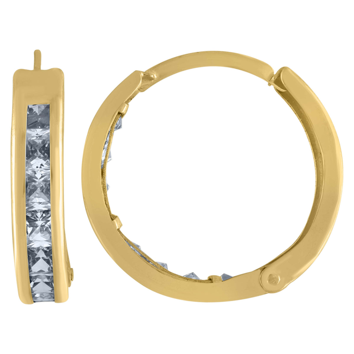 10kt Gold Two-Tone Baby Twin Boys Charm Pendant