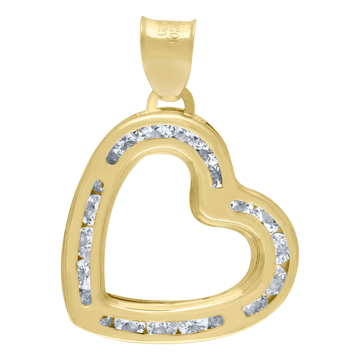 10kt Yellow Gold Mens St. Lazarus Religious Charm Pendant