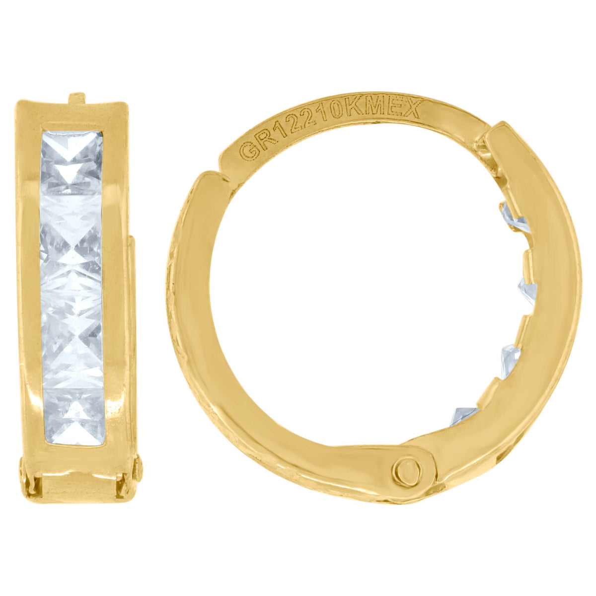 10kt Gold Two-Tone Cubic-Zirconia Unisex Basket Ball Sports Charm Pendant