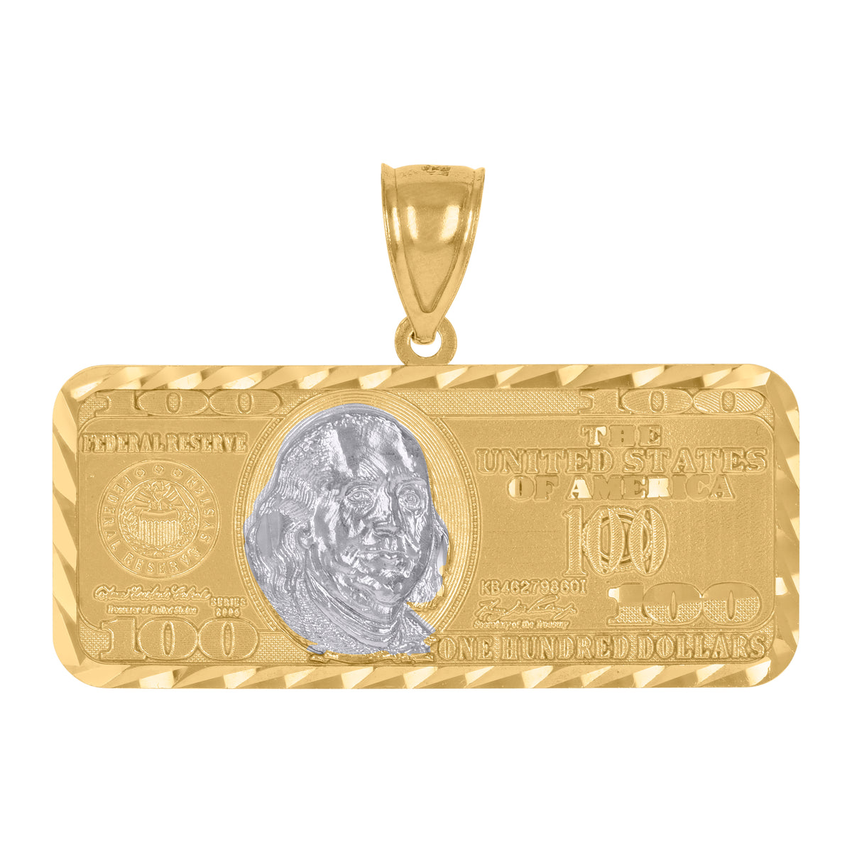 10kt Two-Tone Gold Unisex Cubic Zirconia Textured Comedy Tragedy Mask Charm Pendant