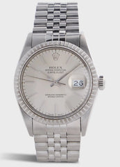 Rolex Datejust 36 Silver Stick Dial on Jubilee Ref. 16030 1981
