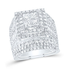 4 CTW-DIA ANA M TESSERA INVISIBLE BRIDAL SET