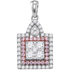 1 Cttw-DIA PINK  PENDANT