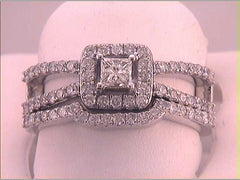 1 Cttw-DIA 1/4CT-CPR BRIDAL SET