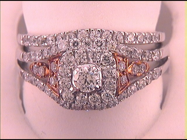 1 1/4CT-DIA BRIDAL SET