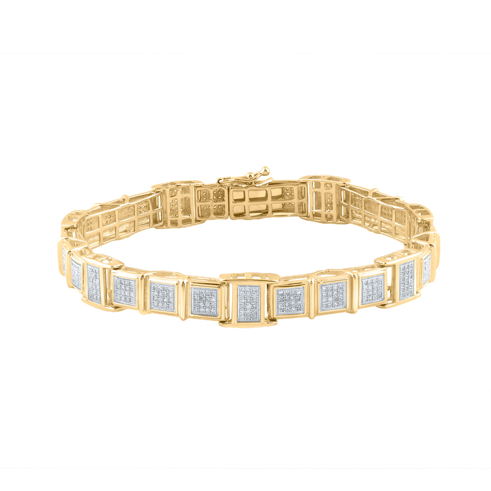 1  3/8CT-DIA MICRO-PAVE BRACELET