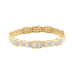1  3/8CT-DIA MICRO-PAVE BRACELET