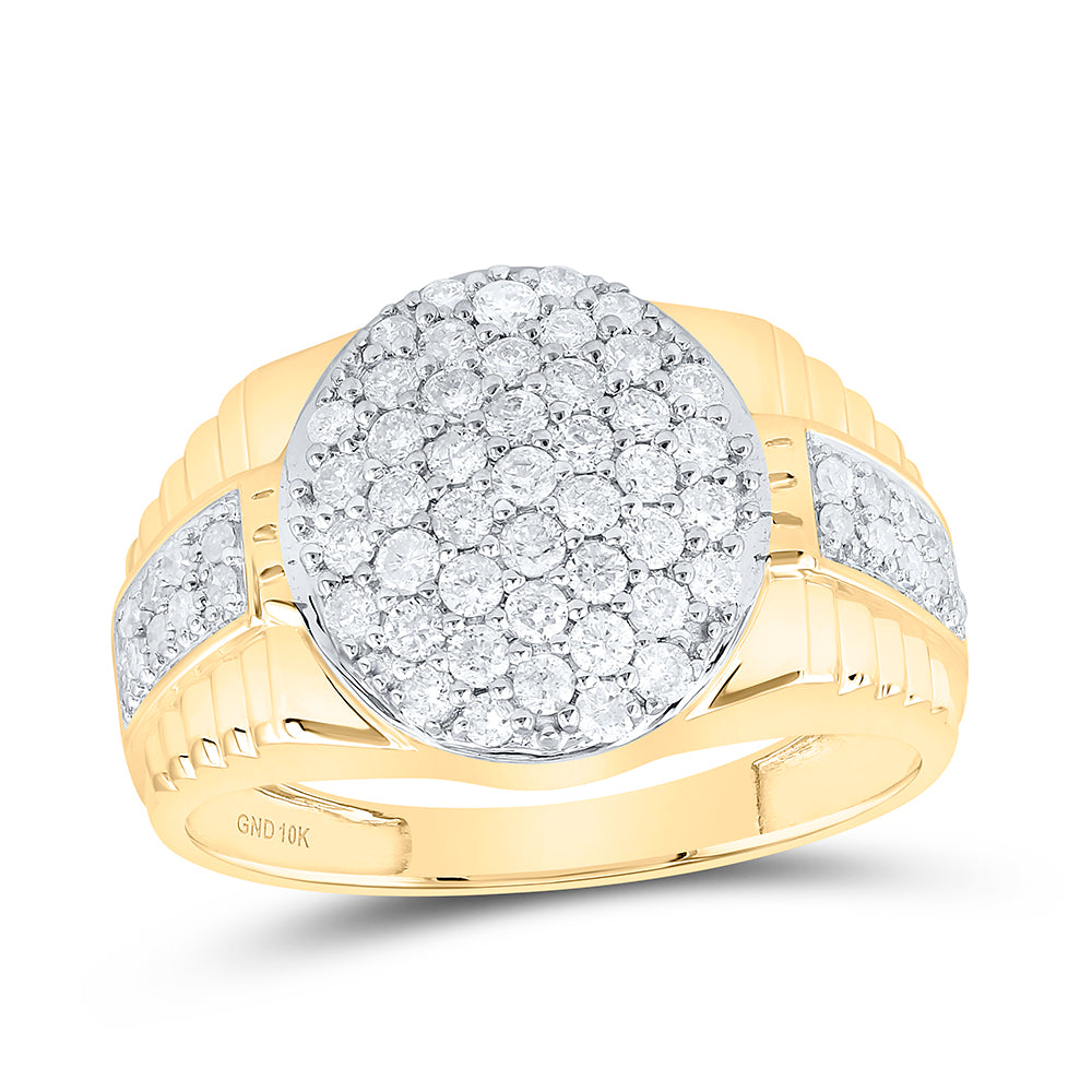 1 CT-DIA FASHION MENS RING