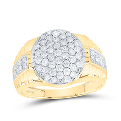 1 CT-DIA FASHION MENS RING