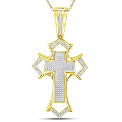 1/2CT-DIA MICRO-PAVE MENS CHARM