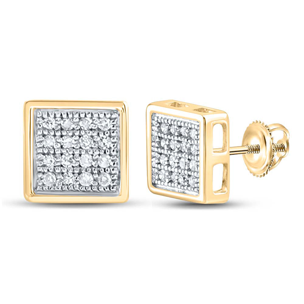 1/10CT-DIA P3 MICRO-PAVE EARRING