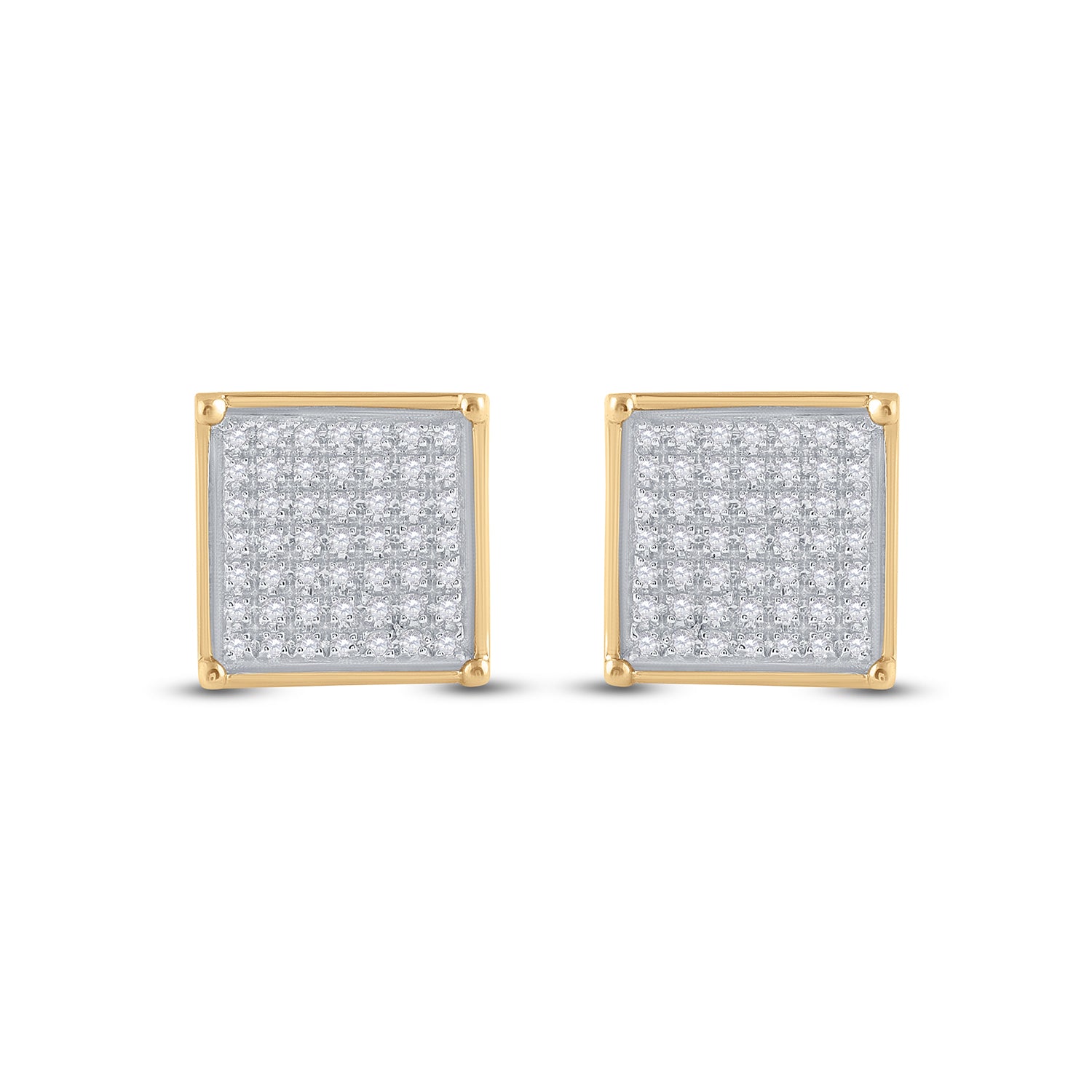 1/3CT-DIA MICRO-PAVE EARRINGS
