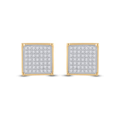 1/3CT-DIA MICRO-PAVE EARRINGS