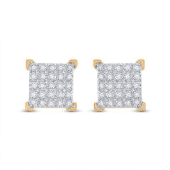 1/6CTW-DIA FASHION EARRING