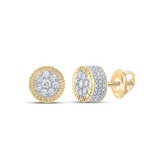 7/8CT-DIA MENS EARRING