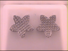 1/4CT-DIA MICRO-PAVE EARRING