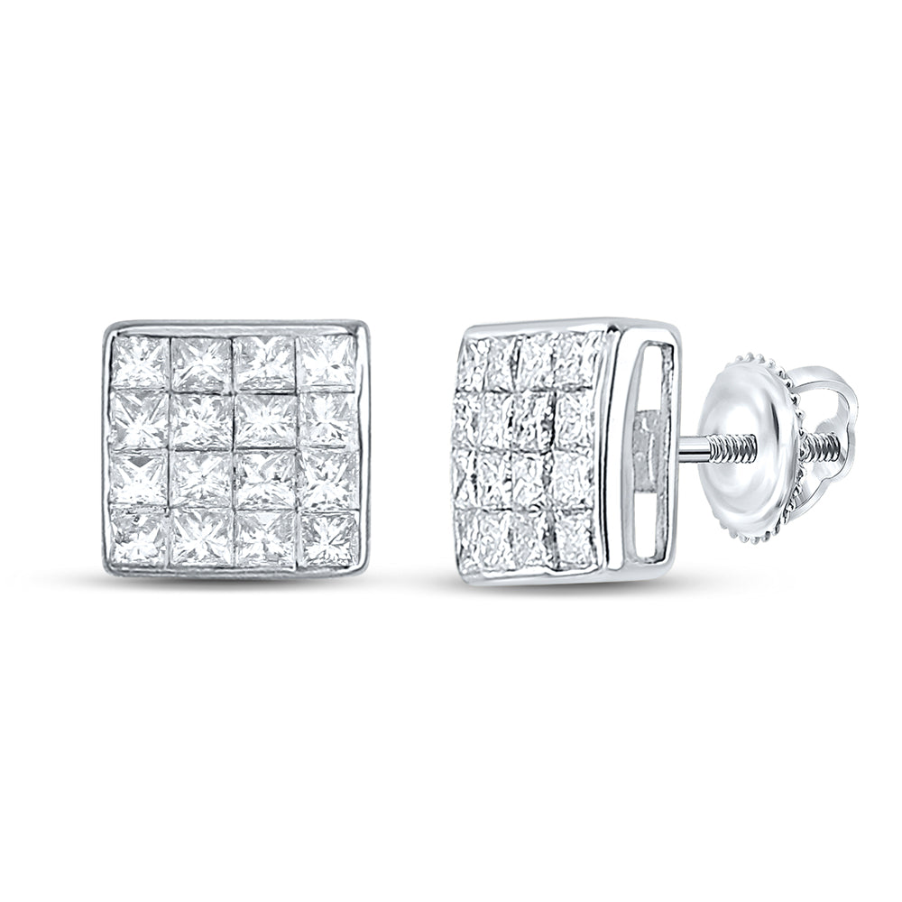 3/8CTW-DIA FASHION INVISIBLE EARRING