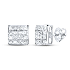 3/8CTW-DIA FASHION INVISIBLE EARRING