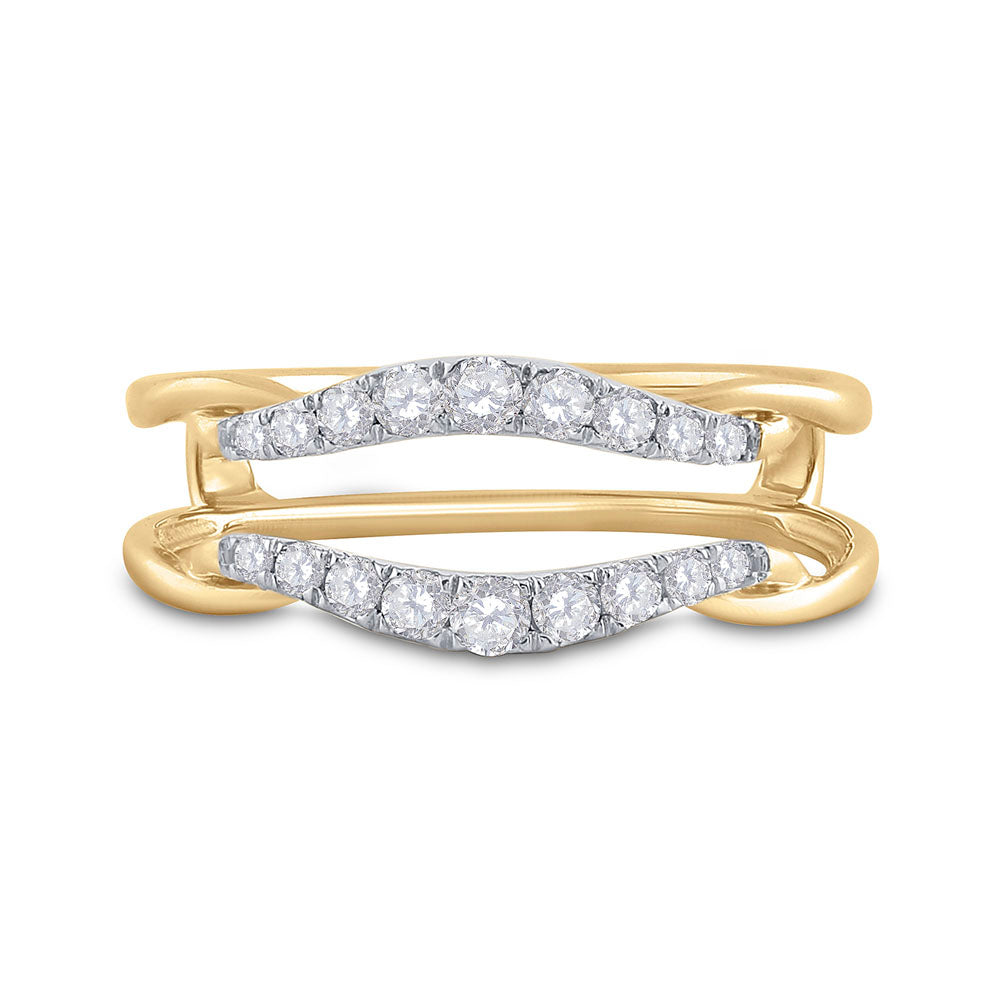 14K Yellow Gold 1/3 Ct-Natural Diamondenhancer 2.77 Gram
