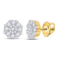 5/8CTW-DIA ANA M OCTAGON EARRING
