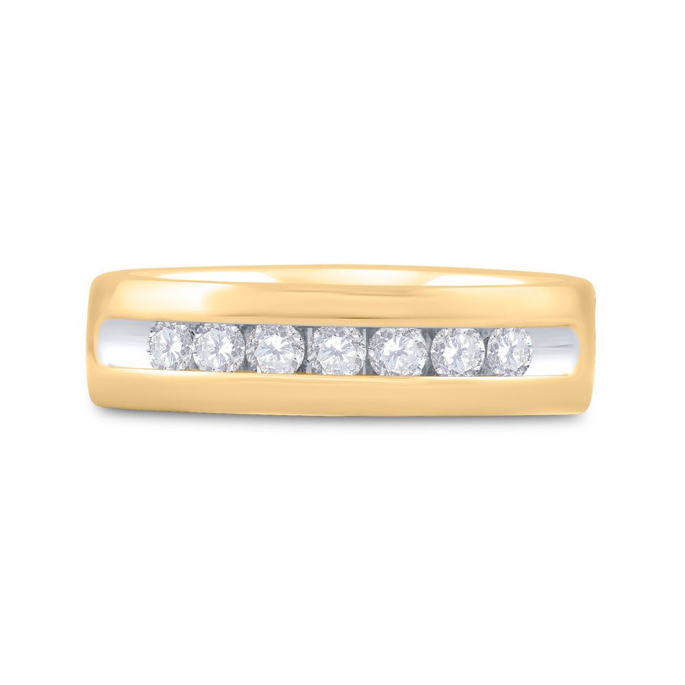 1/2CT-DIA MENS BAND