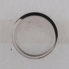 14kt White Gold Womens Alternating Round Baguette Diamond Single Row Wedding Band 1.00 Cttw