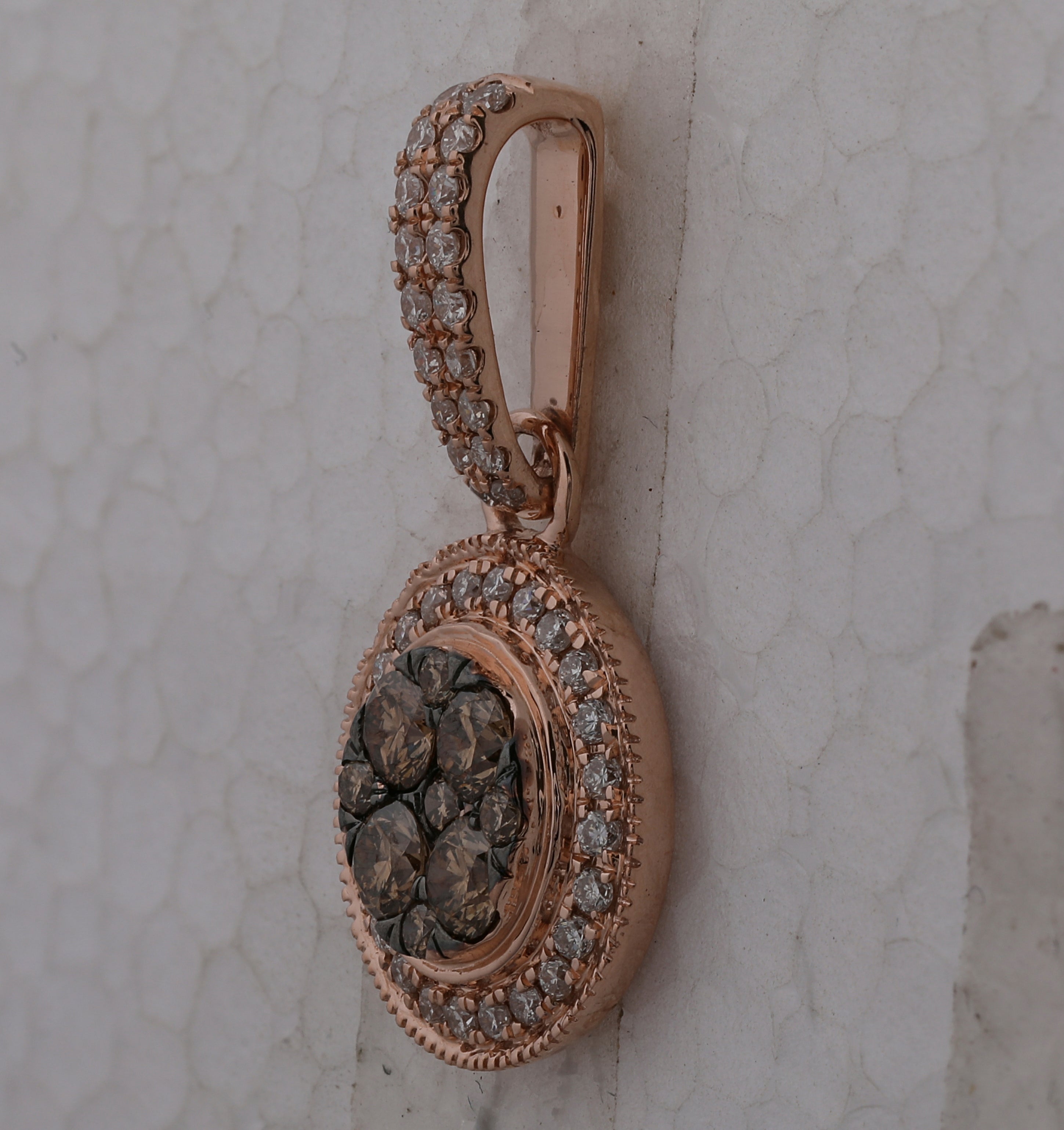 1 Cttw-DIA BROWN  PENDANT