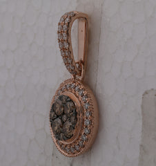 1 Cttw-DIA BROWN  PENDANT