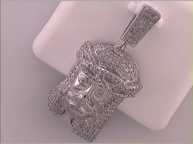 1 1/5CTW-DIA JESUS CHARMS