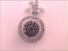 1/2CTW-DIA FASHION BROWN PENDANT