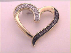 1/5CTW-DIA FASHION BROWN PENDANT