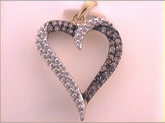1/5CTW-DIA FASHION BROWN PENDANT