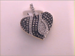 1/3CTW-DIA FASHION BROWN PENDANT