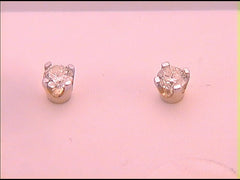1/10CT(APP)-RD DIAMOND SOLITAIRE EARRING (E++)