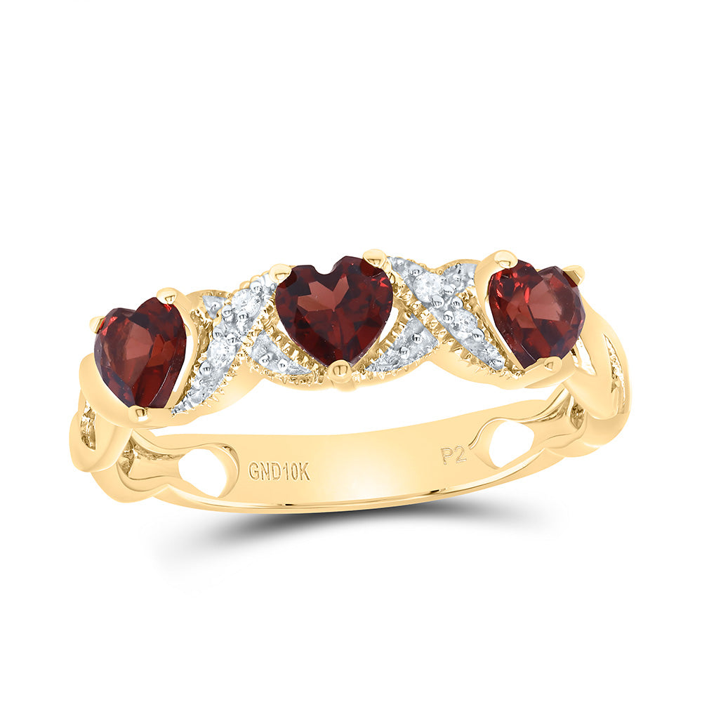 10K Yellow Gold 0.02 CTW-Natural Diamond 3/4 Ct-Gr Ring 2.06 Gram