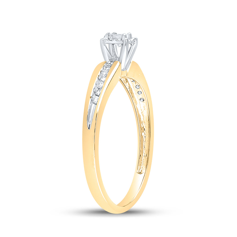 1/6CTW-DIA FASHION RING