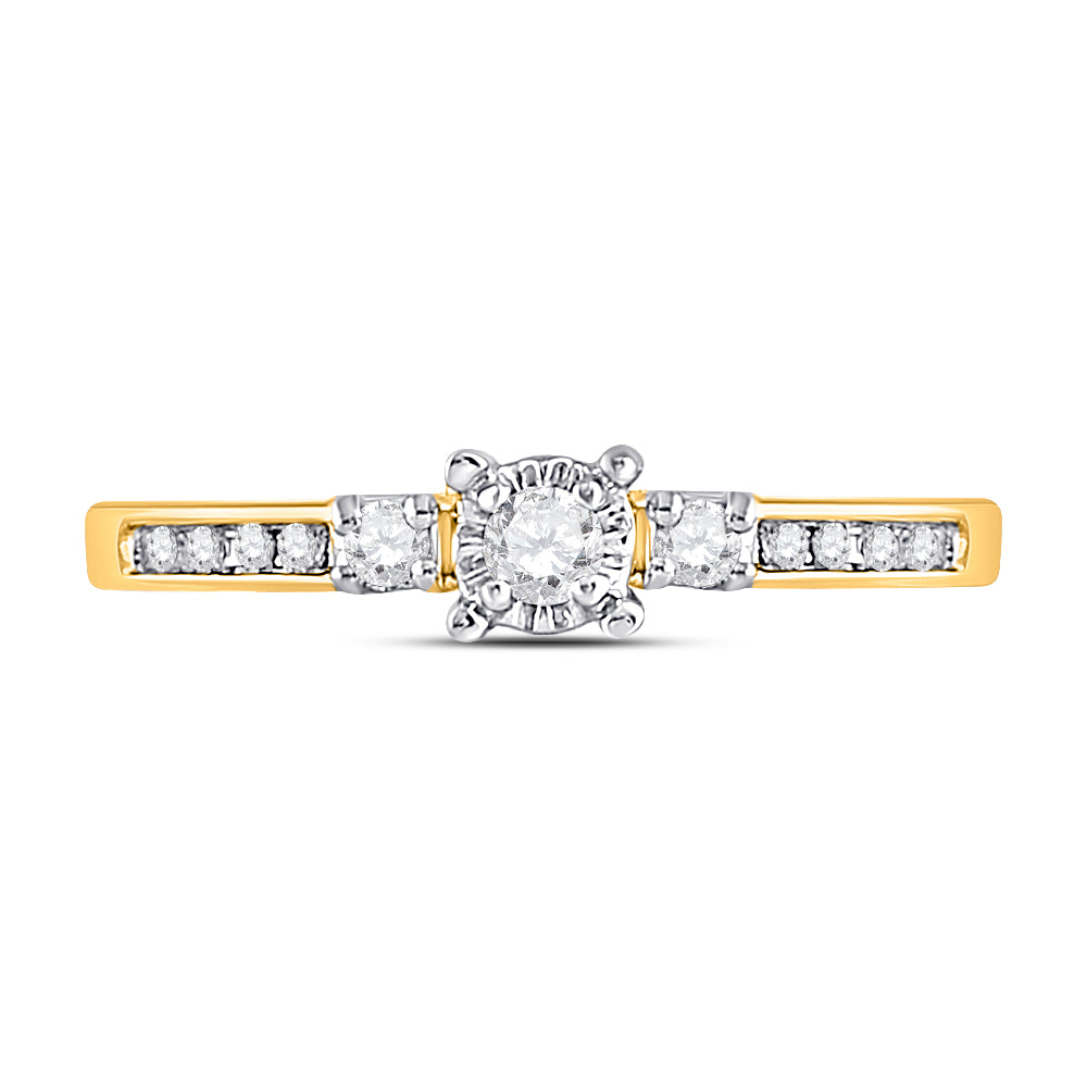 1/6CTW-DIA FASHION RING