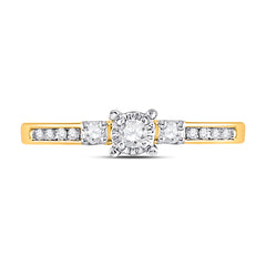 1/6CTW-DIA FASHION RING