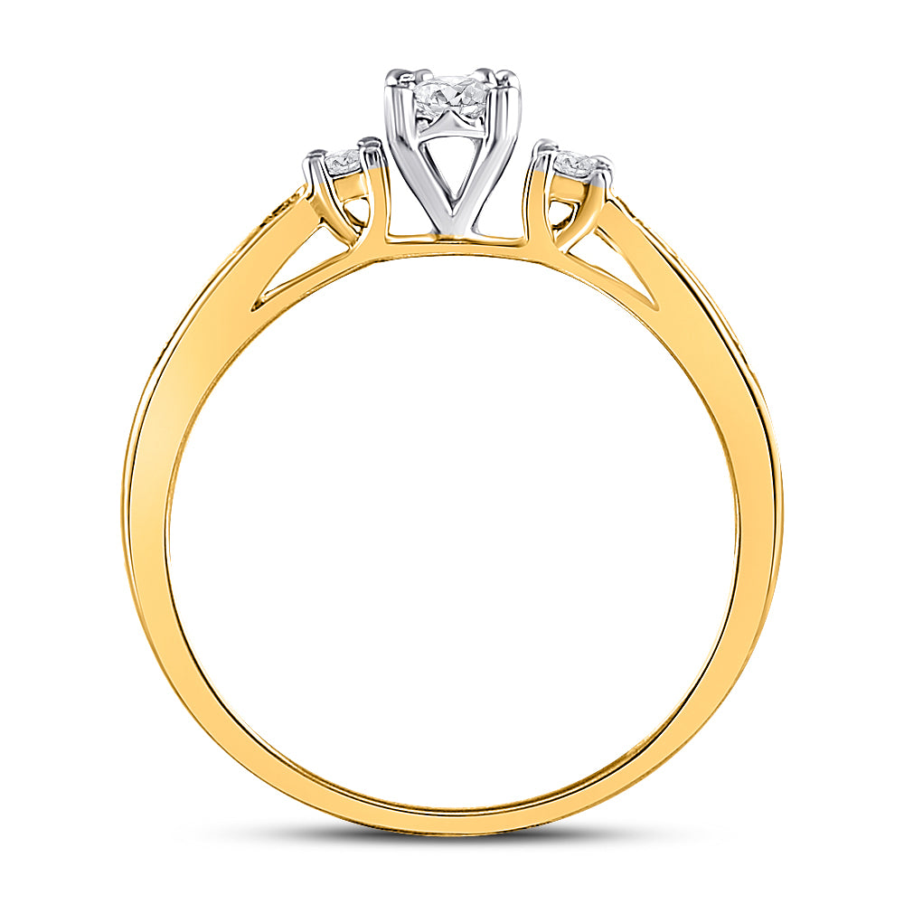 1/6CTW-DIA FASHION RING